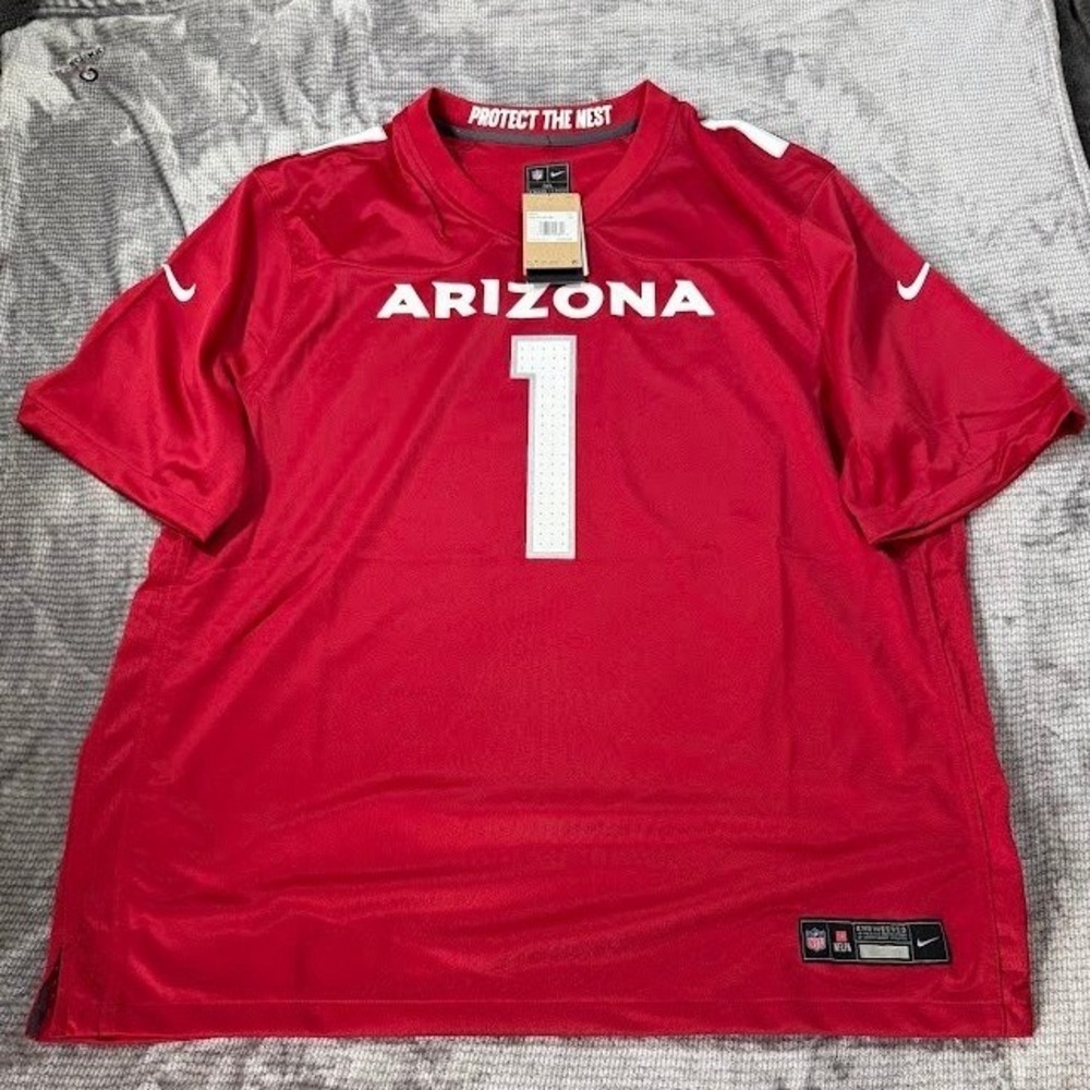 Nike Arizona Cardinals NFL Murray #1 Jersey Mens 3XL Red New 87NM-02PJ